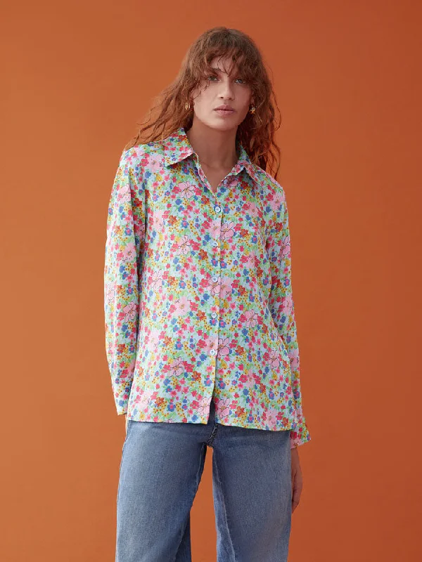 iBlues Bombo Shirt Sky Blue-- Anti-Pilling Machine Wash Handmade