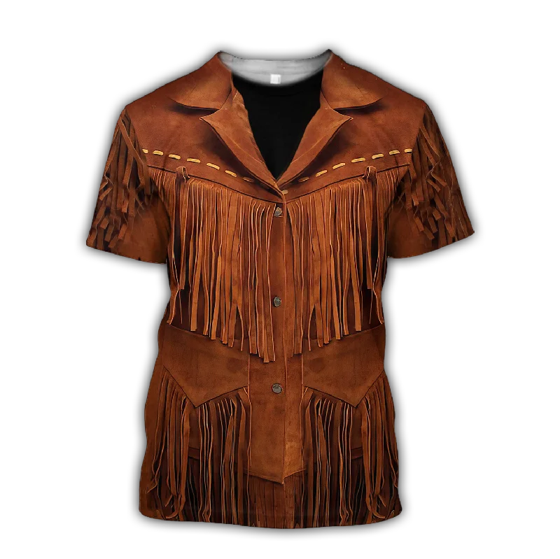 Cowboy T Shirt No Cosplay 3D Over Printed Unisex Deluxe Cowboy Shirts-- Fitted T-Shirt Seamless Stretchy