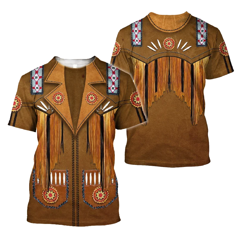 Coolspod Cowboy 3D All Over Print Shirt Men Women Gift For Cowboy Lovers-- Thin T-Shirt Open Front Quick Dry