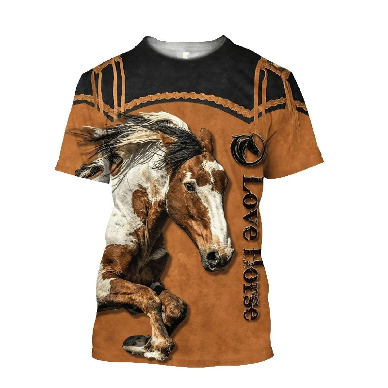 Coolspod American Paint Horse Native American Cowboy Unisex Shirts-- Sequined Glittery Shiny