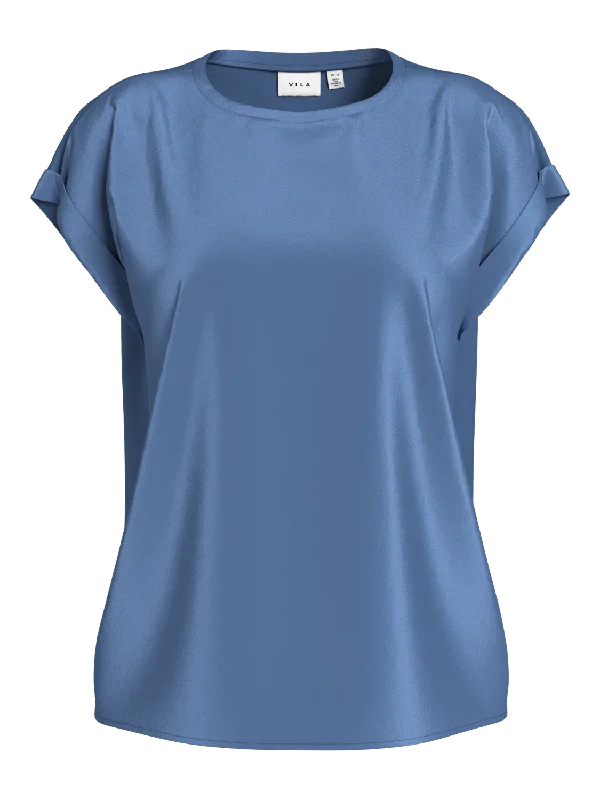 VIELLETTE T-Shirts & Tops - Bijou Blue-- Anti-Pilling Machine Wash Handmade