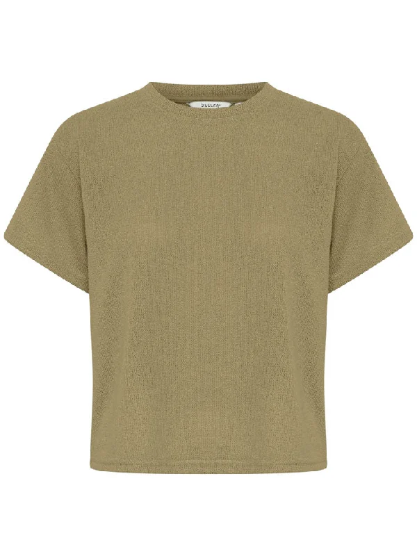 B Young BySif T-Shirt Aloe-- V-Neck T-Shirt Long Sleeve Cotton