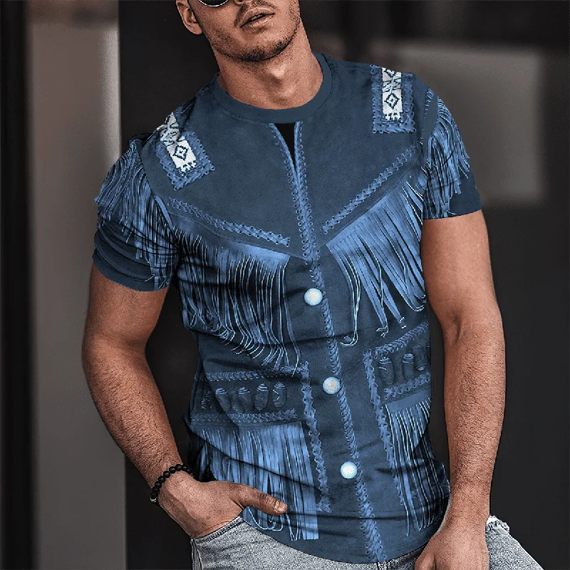 Coolspod 3D All Over Printed Cowboy T Shirt Cosplay Cute Shirt For Cowboy-- Fashionable Trendy Casual