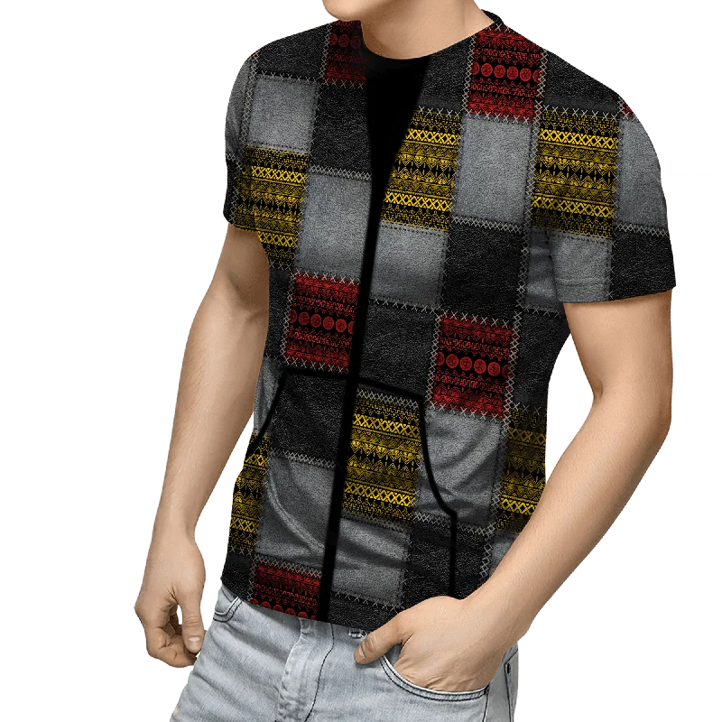 Cowboy Shirt No Cosplay 3D Over Printed Unisex Cow Boy T Shirts-- Polka Dot Checkered Tartan