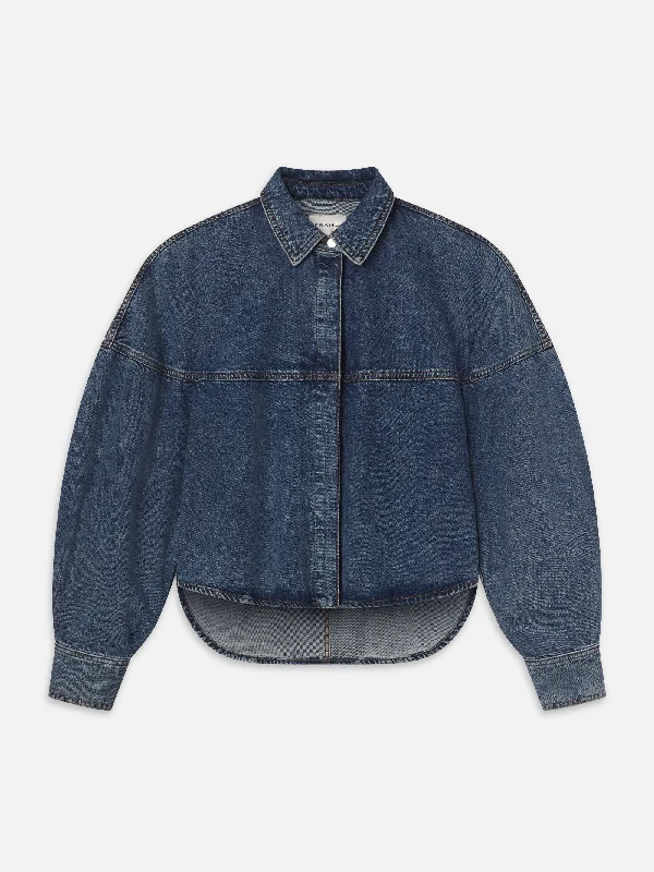 The Bubble Shirt -- Guardian-- Beaded Sequined Faux Fur