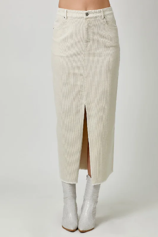 Melanie Corduroy Skirt high waist skirt