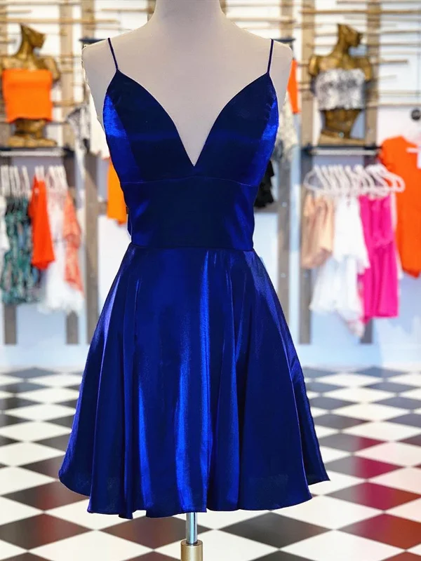 A Line V Neck Short Royal Blue Prom Dresses, Short Royal Blue Formal Homecoming Dresses Tunics Top rated A Line V Neck Short Royal Blue Prom Dresses, Short Royal Blue Formal Homecoming Dresses Tunics Top rated