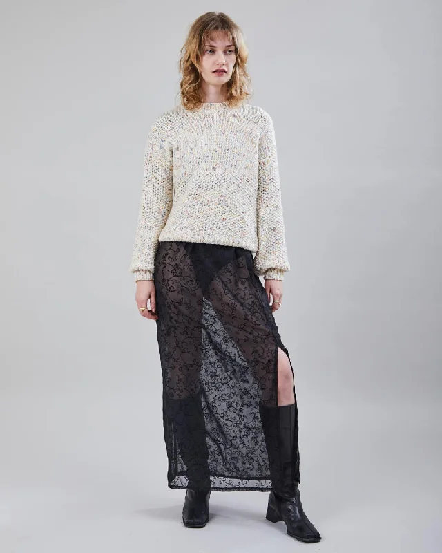 Rokit Originals Franny Maxi Skirt - S pleated skirt texture