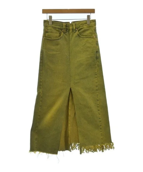 77circa Long/Maxi length skirts cashmere skirt rich
