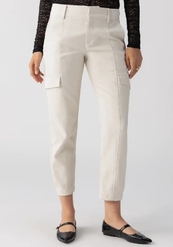 Polished Cargo Pant Elegant High-Waist Pants