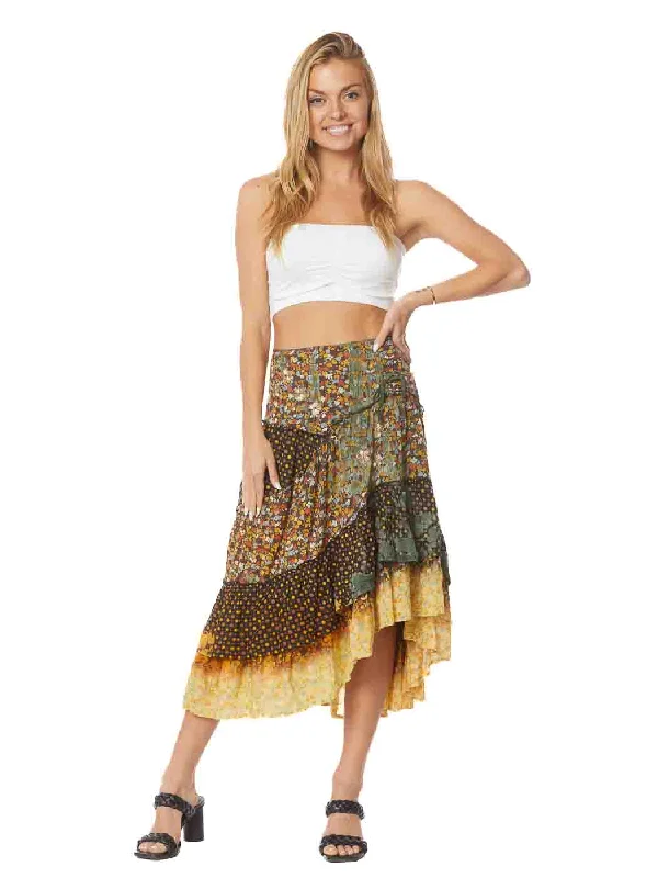 Tianello "Real Love" Cotton "Tango" Skirt velvet skirt luxury