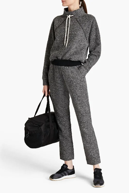 Brymhurst Track Pants In Black Soft Wool Pants