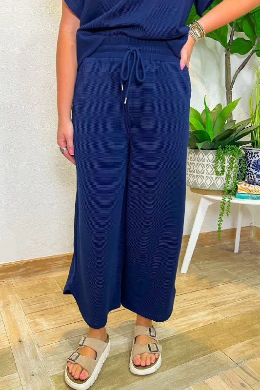 For Fun Pants - Navy Casual Track Pants