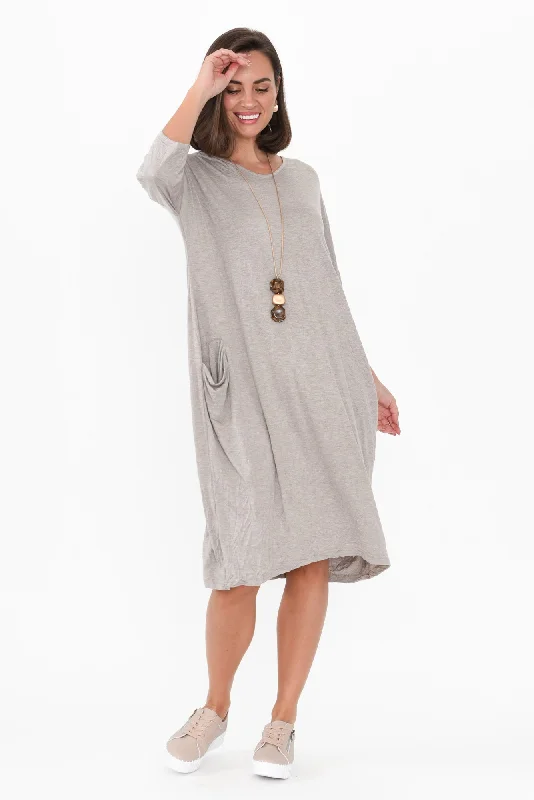 Travel Oat Crinkle Cotton Sleeved Dress sweetheart Neckline Romantic
