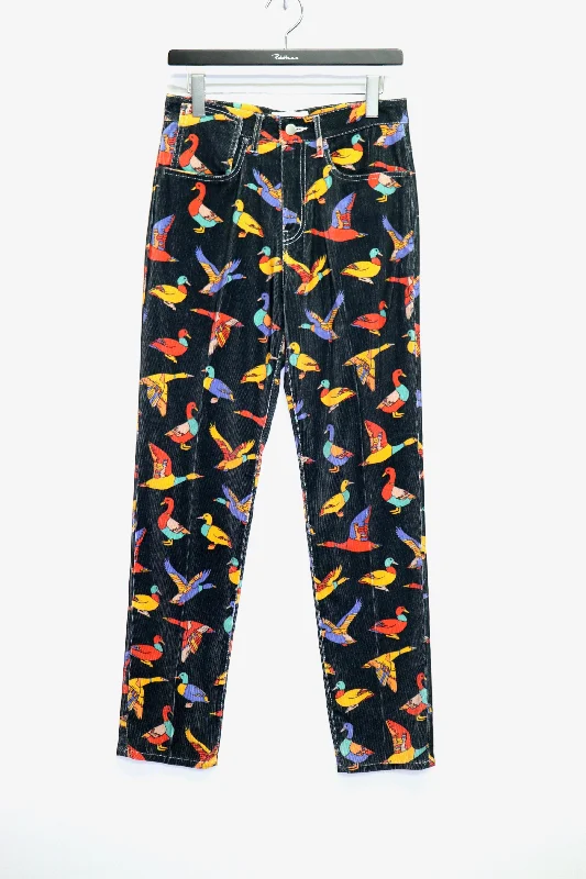 【20%OFF】BELPER  print corduroy pants Classic Pleated Pants