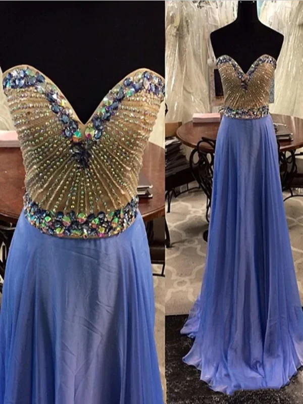 Custom Made A Line Sweetheart Neck Sleeveless Light Blue Long Prom Dress, Long Formal Dresses, Evening Dress Tunics Stylish elegant Custom Made A Line Sweetheart Neck Sleeveless Light Blue Long Prom Dress, Long Formal Dresses, Evening Dress Tunics Stylish elegant