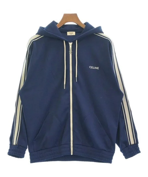CELINE Hoodies Hoodie with V-Neck Classic Versatile