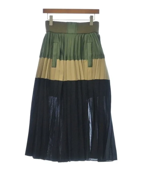 sacai Long/Maxi length skirts silk skirt lustrous