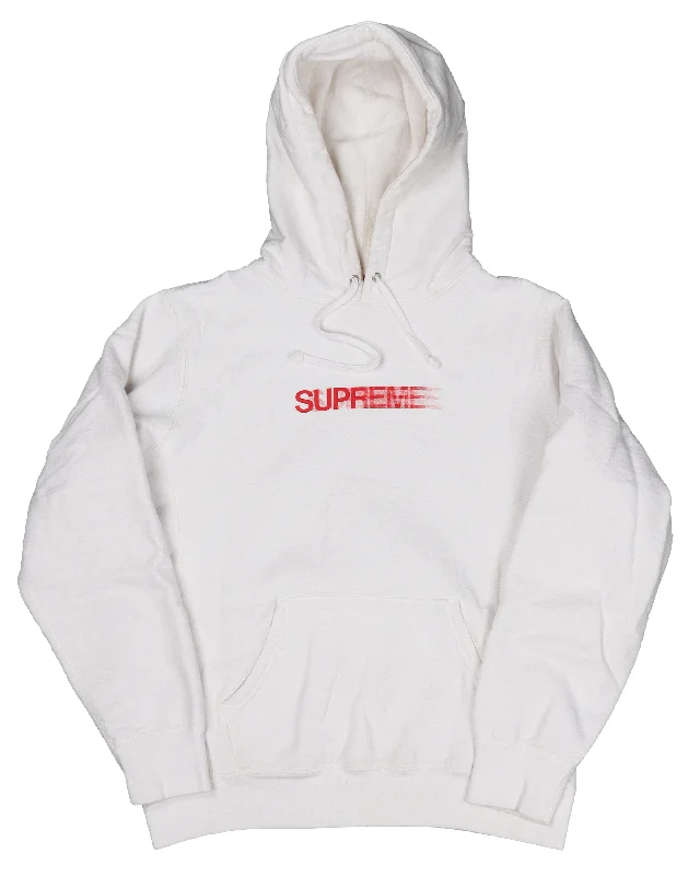 Motion Logo Hooded Sweatshirt (SS20) Hoodie with Elastic Waist Stretchable Comfortable