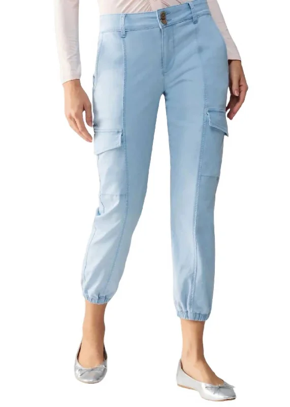 Rebel Pants In Ultra Pale Chic Faux Leather Pants