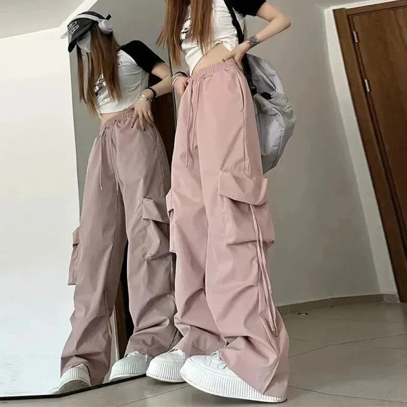 Women's Summer High Waist Retro Quick-drying Casual Pants Casual Wide Pants