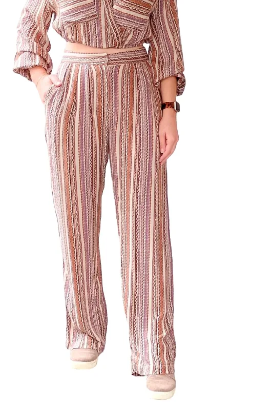 Bohemia Pants In Taupe Multi Stylish Harem Pants