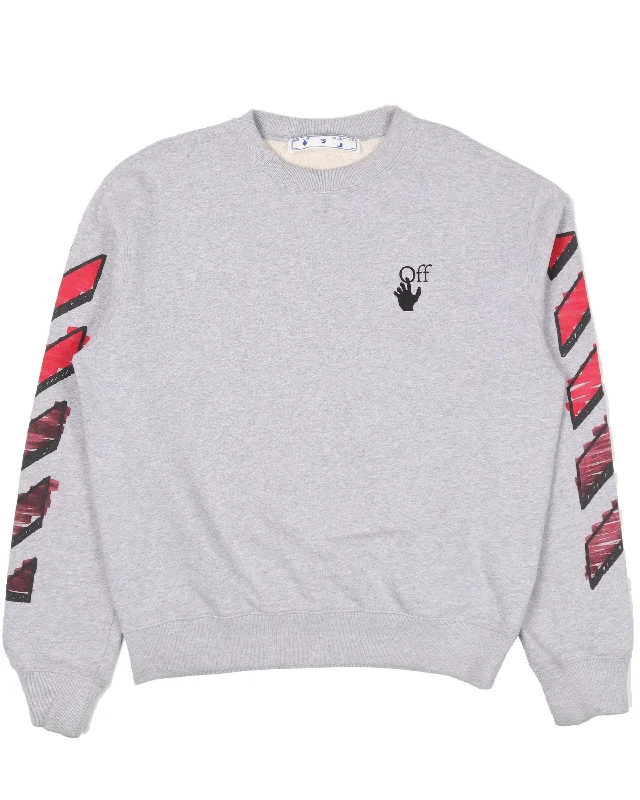 Crewneck Sweatshirt Hoodie with Patch Decorative Personalized