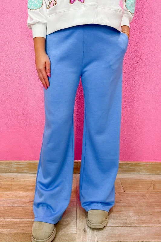 Stay The Same Pants - Hide Tide Blue Trendy Tapered Pants