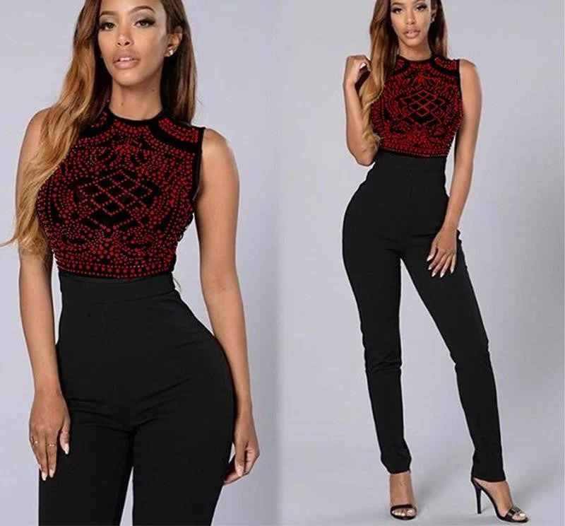 red rhinestone