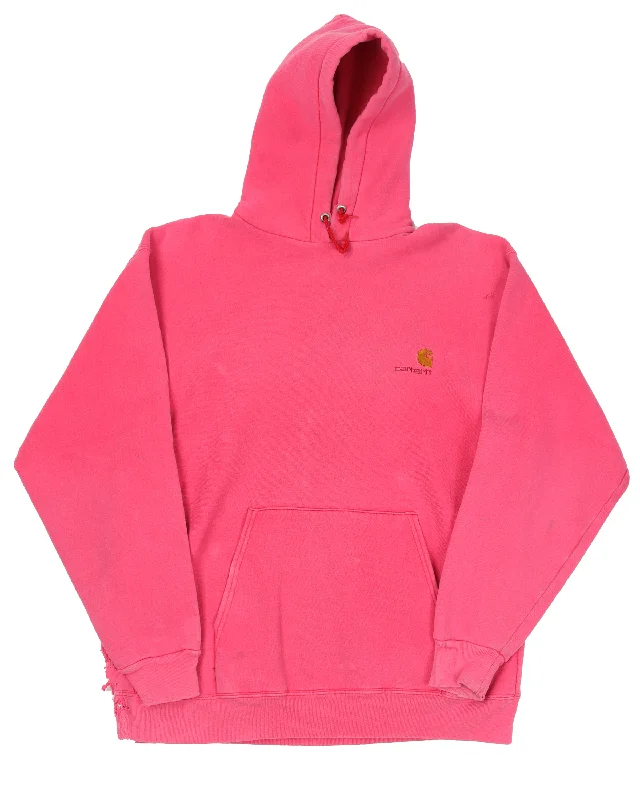 1990'S CARHARTT HOODIE Hoodie with Hem Ribbing Snug Secure
