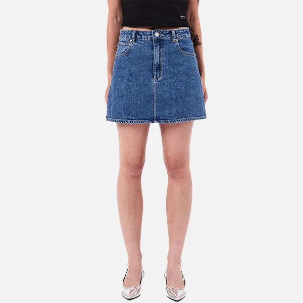 Abrand Reese Aline Skirt - Mid Vintage Blue pencil skirt chic