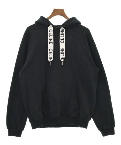 CELINE Hoodies Hoodie with Elastic Cuffs Stretchable Comfortable