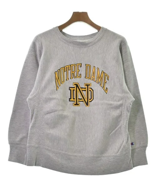 CHAMPION Sweatshirts Hoodie with Hem Contrast Bold Stylish