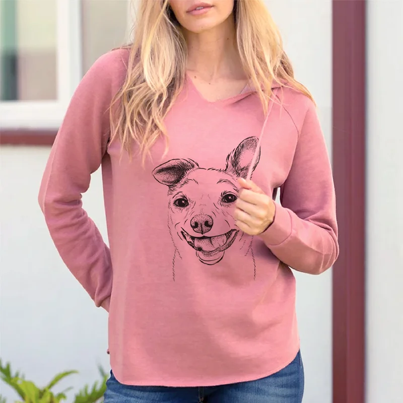 Bare Mortimer the Mixed Breed - Cali Wave Hooded Sweatshirt Hoodie with Slim Fit Tailored Modern