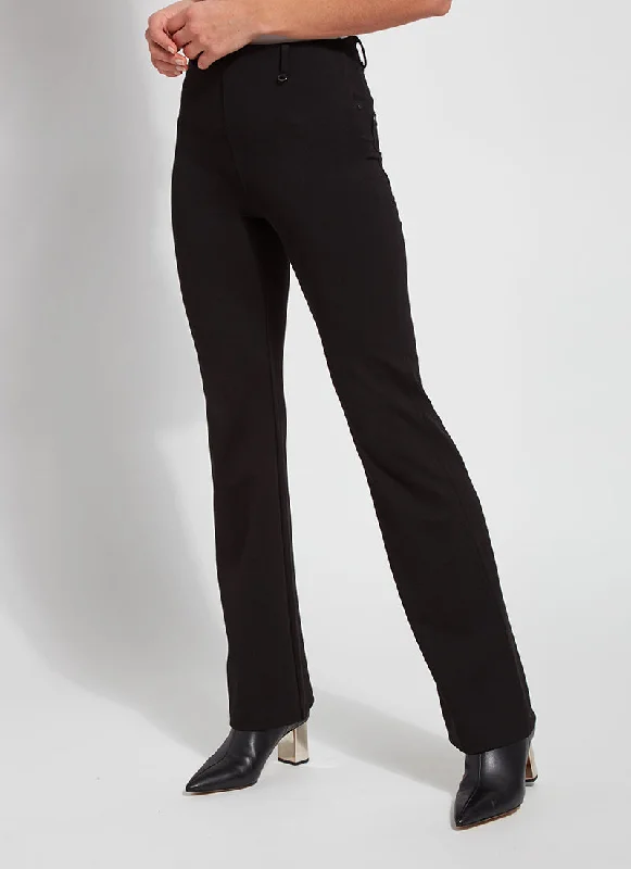 Ponte Baby Bootcut Pants Chic Black Leggings