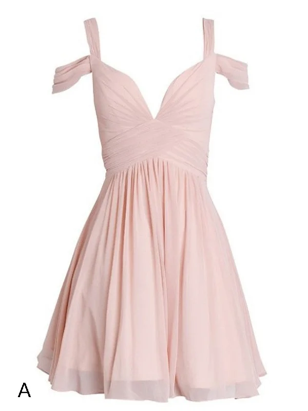 A Line Off Shoulder Short Pink Prom Dresses, Off Shoulder Short Graduation Dresses, Short Navy Blue Homecoming Dresses Tunics Versatile functional A Line Off Shoulder Short Pink Prom Dresses, Off Shoulder Short Graduation Dresses, Short Navy Blue Homecoming Dresses Tunics Versatile functional