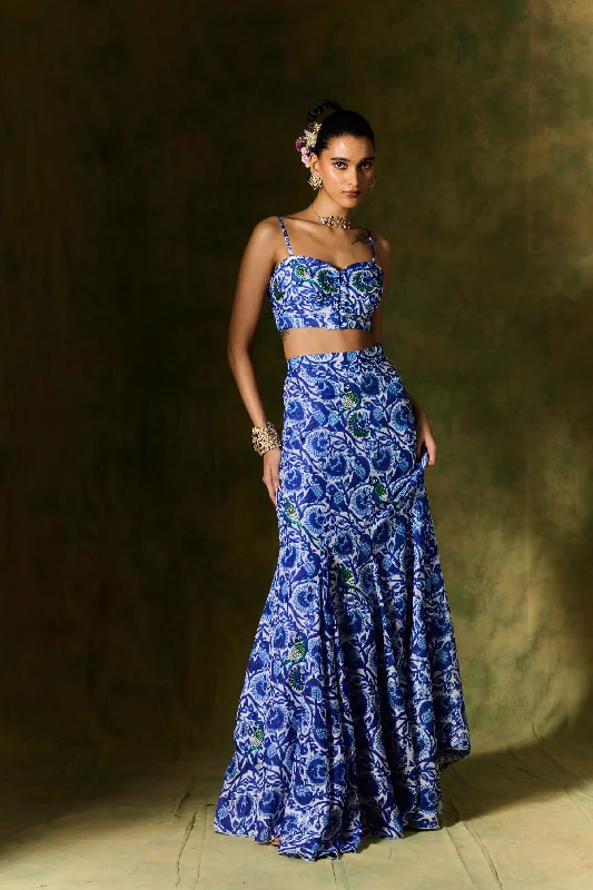SHALIMAR SILK SKIRT lace skirt elegant