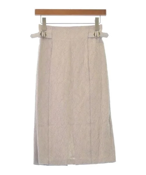 Apuweiser-riche Knee length skirts cotton skirt soft
