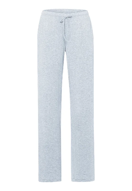 Natural Elegance Drawstring Lounge  Pants | Whispering Blue 74953-2503 Comfortable Denim Trousers