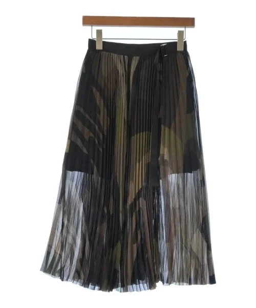 sacai Knee length skirts lace skirt intricate