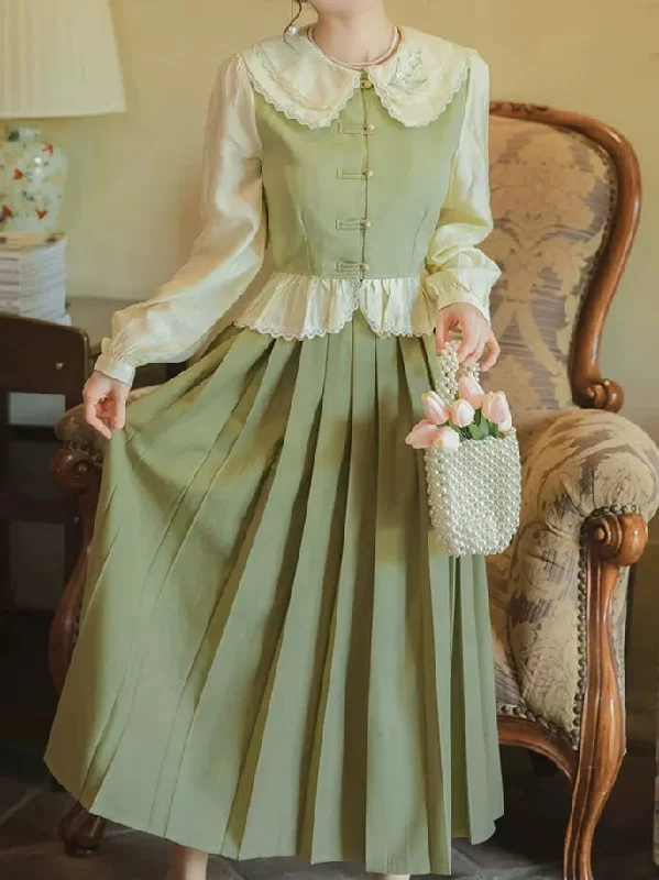 Little Lily Top+Skirt Set casual skirt length