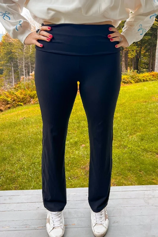 Fiola Pants - Black High-Waist Yoga Pants