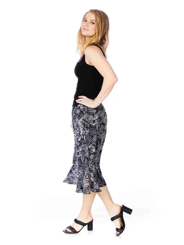 Tianello "Very Marakesh" Washable Silk "Tulip" Skirt chiffon skirt floaty