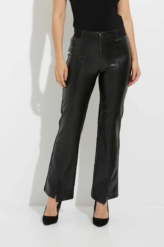 Pleather Pant In Black High-Waist Jeans