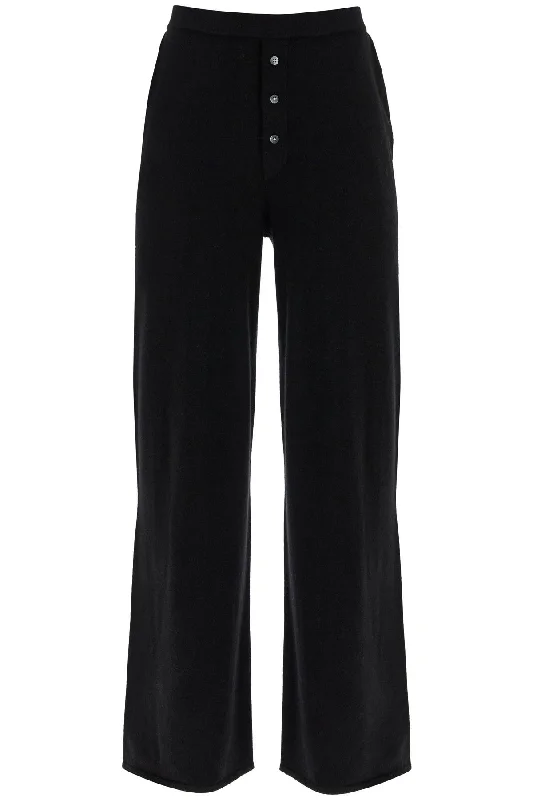 Guest In Residence Women's Cashmere Yarn Pants For Men And Slim-Fit Khaki Pants