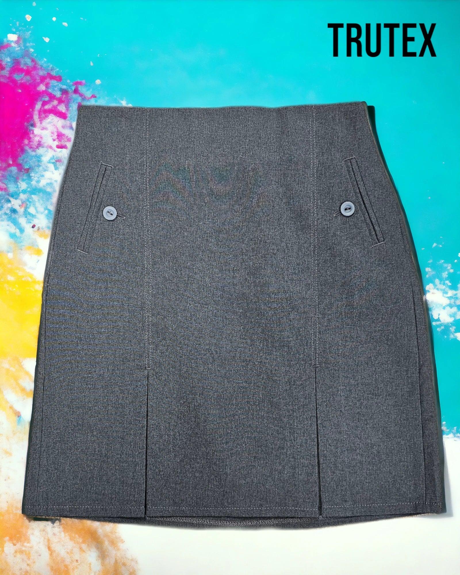 Grey Trutex Junior Skirt Style: JGKS denim skirt casual
