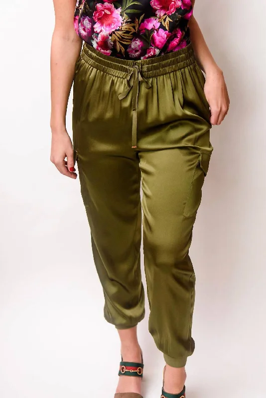 Elsie Pant In Tea Leaf Comfy Athletic Pants