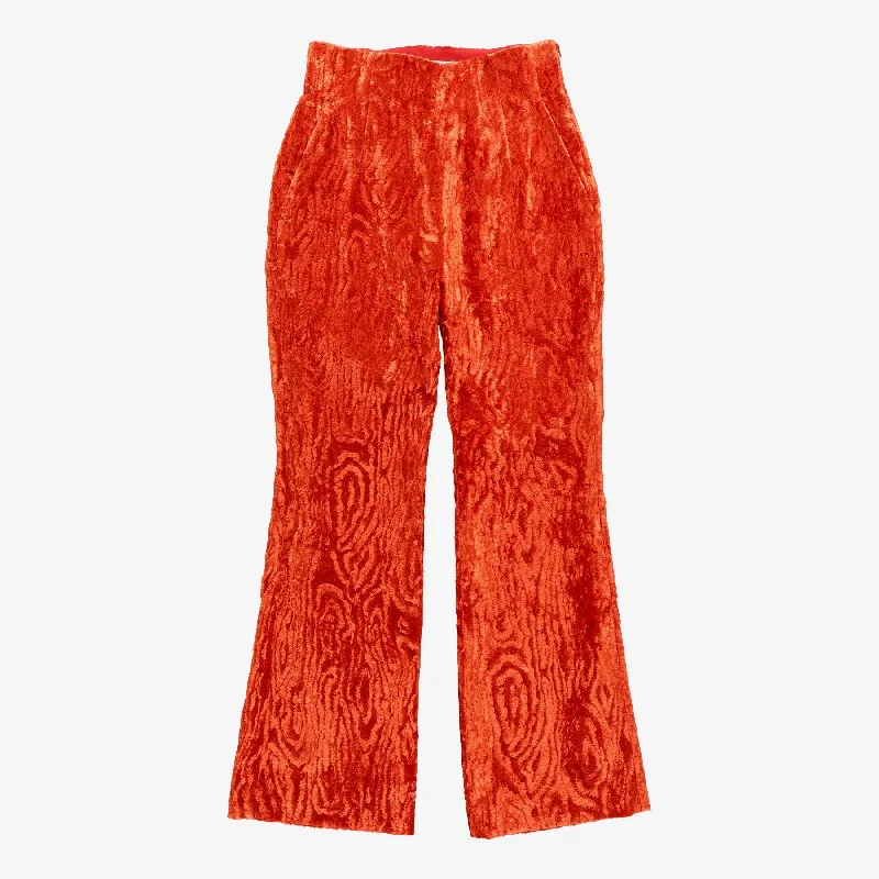 【20%OFF】BELPER  VELVET PANTS（RED） Comfortable Pleated Pants