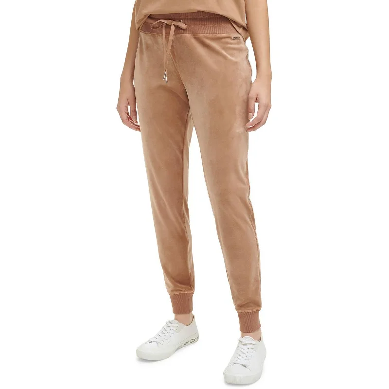 Womens Velour Drawstring Jogger Pants Fashionable Work Pants