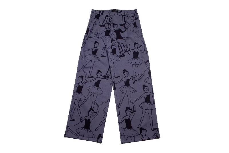 Pas de Mer Ballet Pants "Asphalt" Classic Straight Pants
